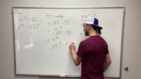 Section 1.6: Rational Exponents