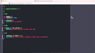 26. Logical Operators | Swift Course on Udemy