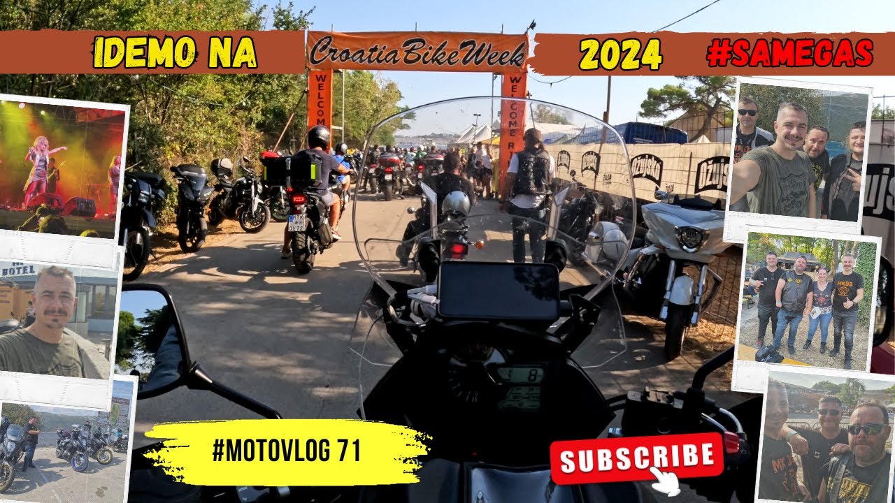 Idemo na Croatia Bike Week 2024 / #motovlog 71