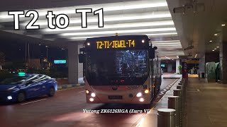 PD605U - CAG Shuttle Service T2/MRT to T1 [Yutong ZK6126HGA (Euro VI)]