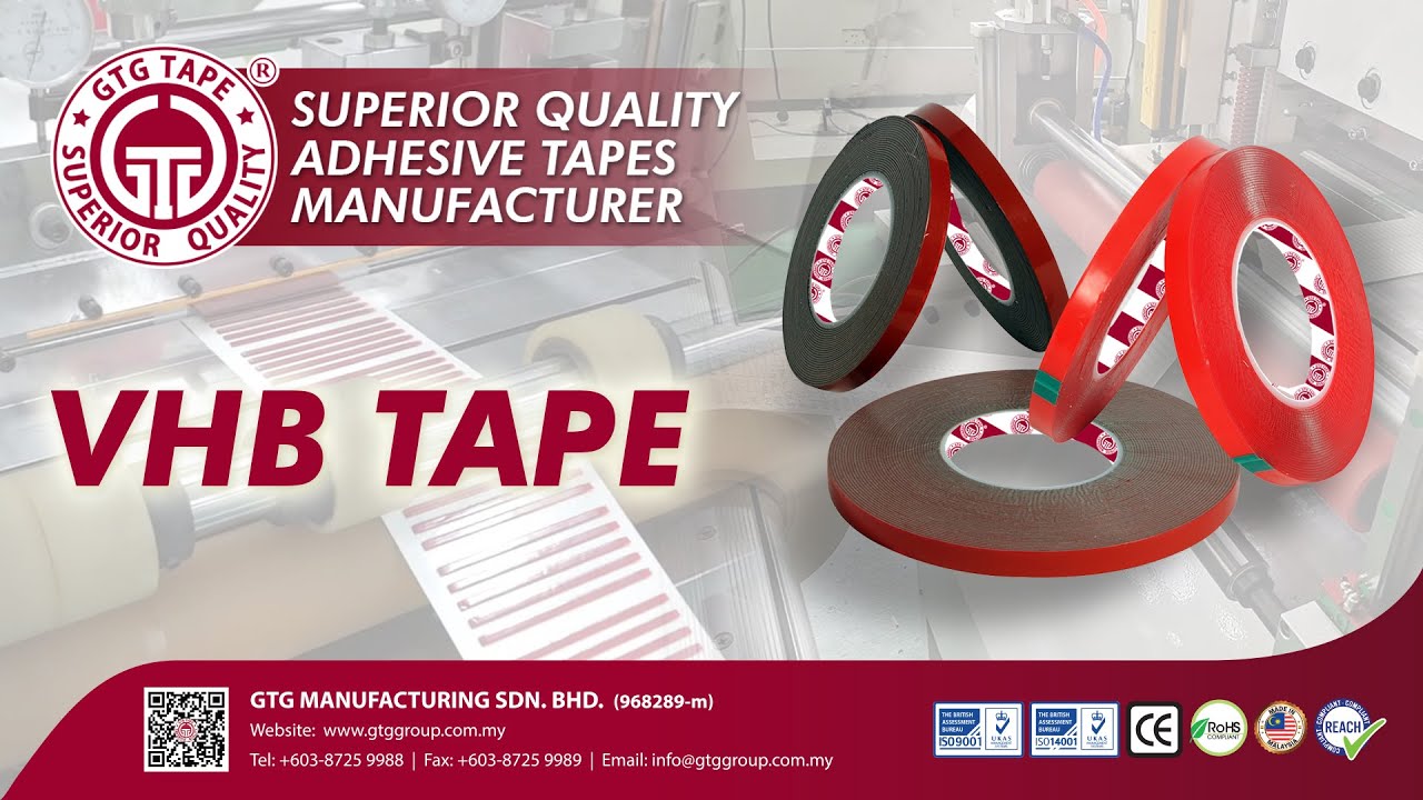 The Manufacturing Process of Double Sided Acrylic Foam Tape YouTube