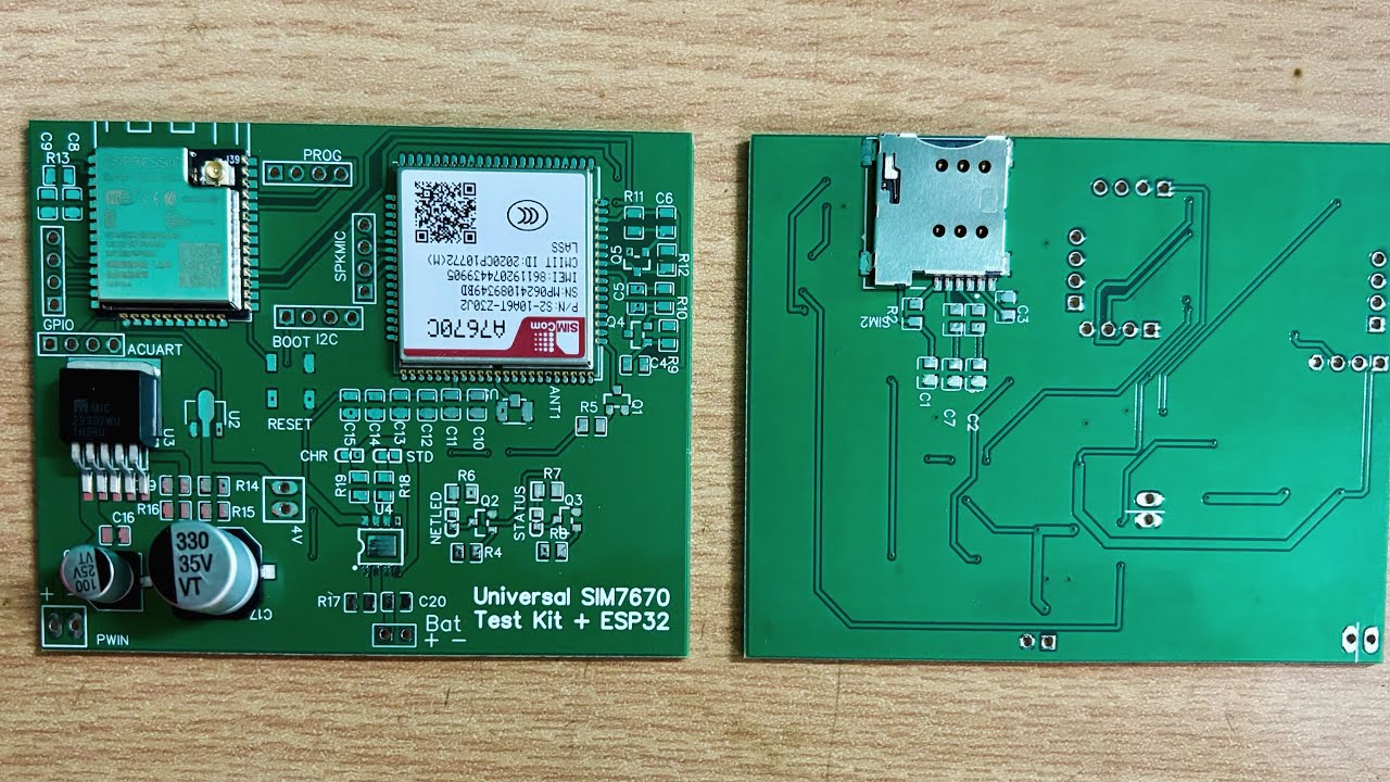 Sim7670c Module SIM7670C and ESP32 based all in one Iot development board with inbuilt ...