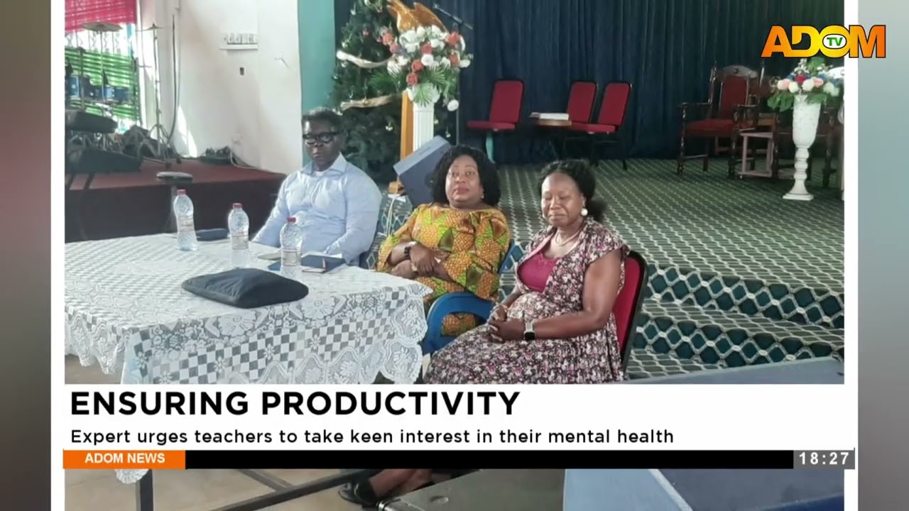 Ensuring Productivity: Expert urges teachers to take keen interest in their mental health (27-01-26)