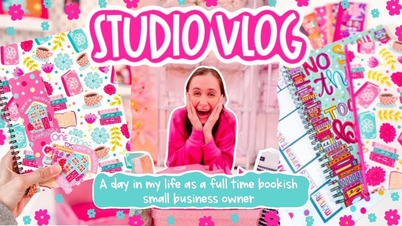 STUDIO VLOG 🌸 A Day in the Life of a Full Time Small Business Owner ...