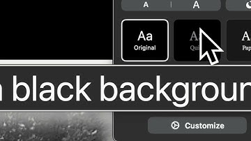 Customized display options