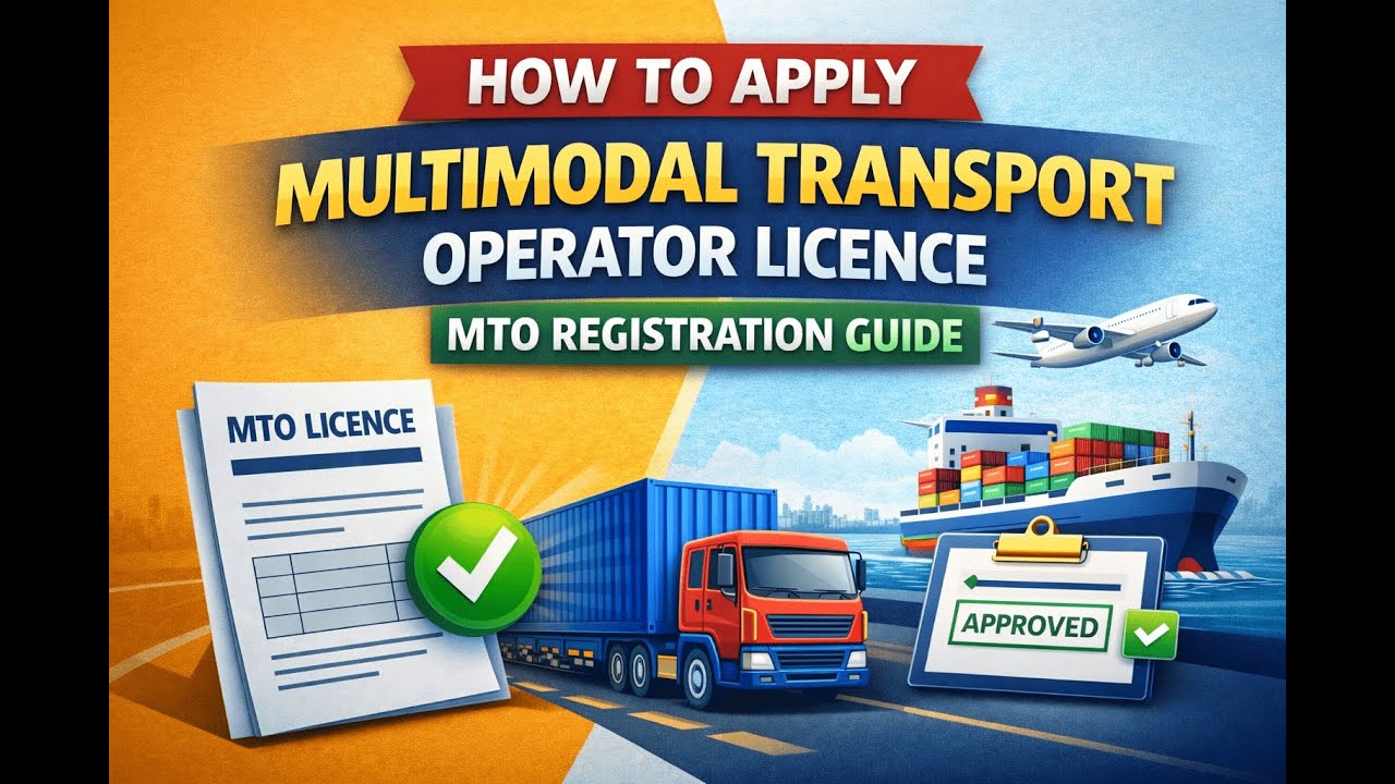 How to apply Multimodal Transport Operator Licence || How to apply MTO Registration for trnsporters
