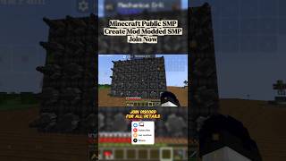 Create Mod Public SMP 😍 #minecraft #shorts #smp