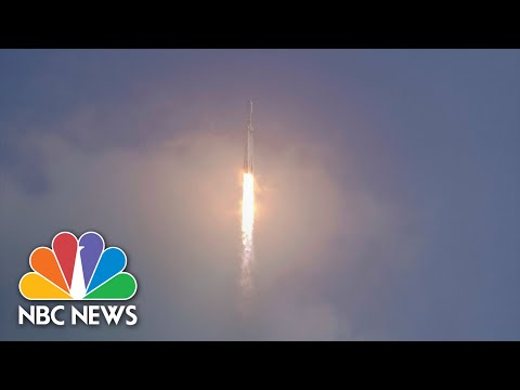 SpaceX Launches Falcon Heavy Rocket On Space Force Mission