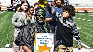 Richland One superintendent slimed as students celebrate reading over 1 million books