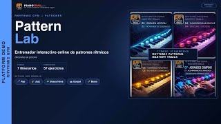 Patrones rítmicos de acompañamiento para piano | PianoTrail Pattern Lab