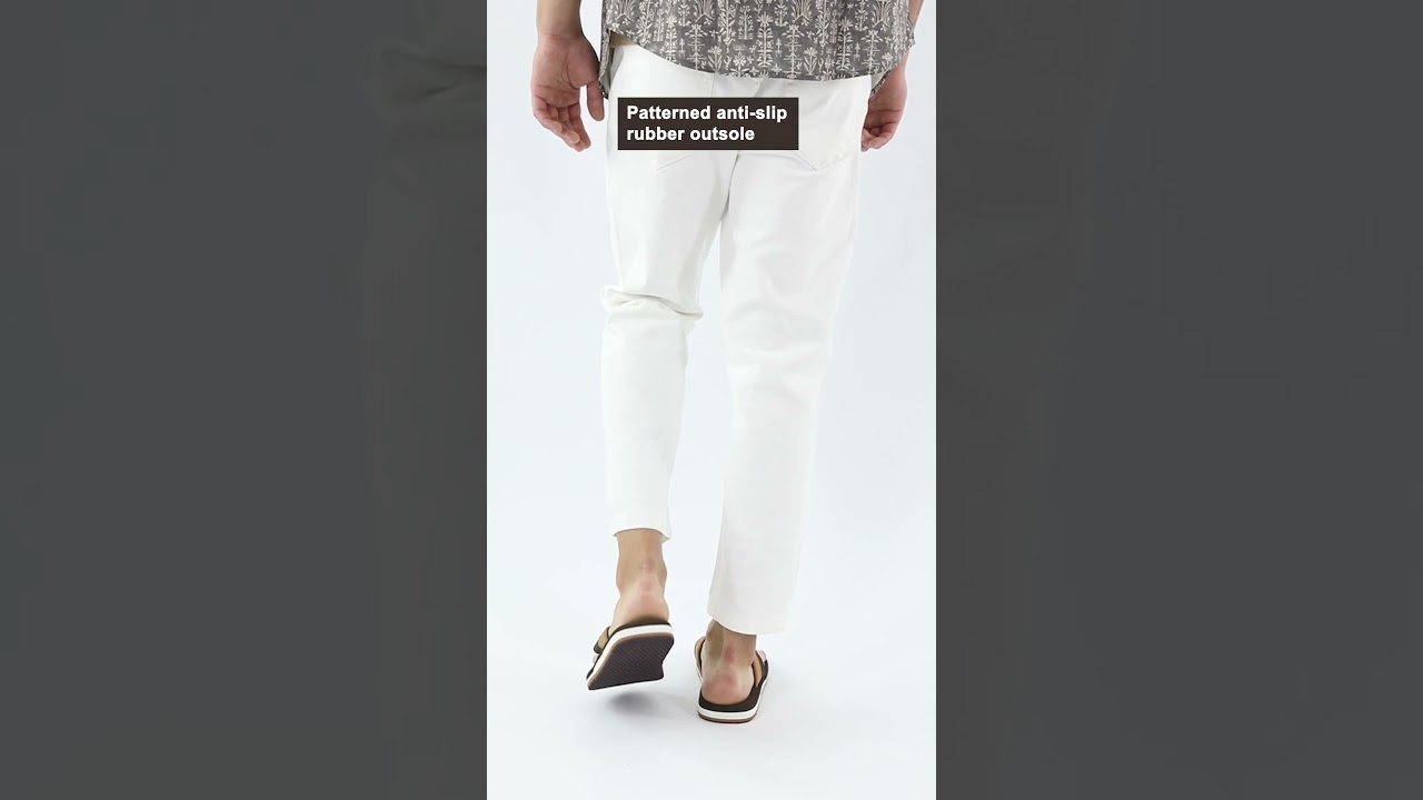 Chupps Men's Wyld Solid URO Foam Comfort Flip flop