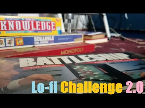 ASMR | Lofi Challenge 2.0 [old board games & things from around the room]