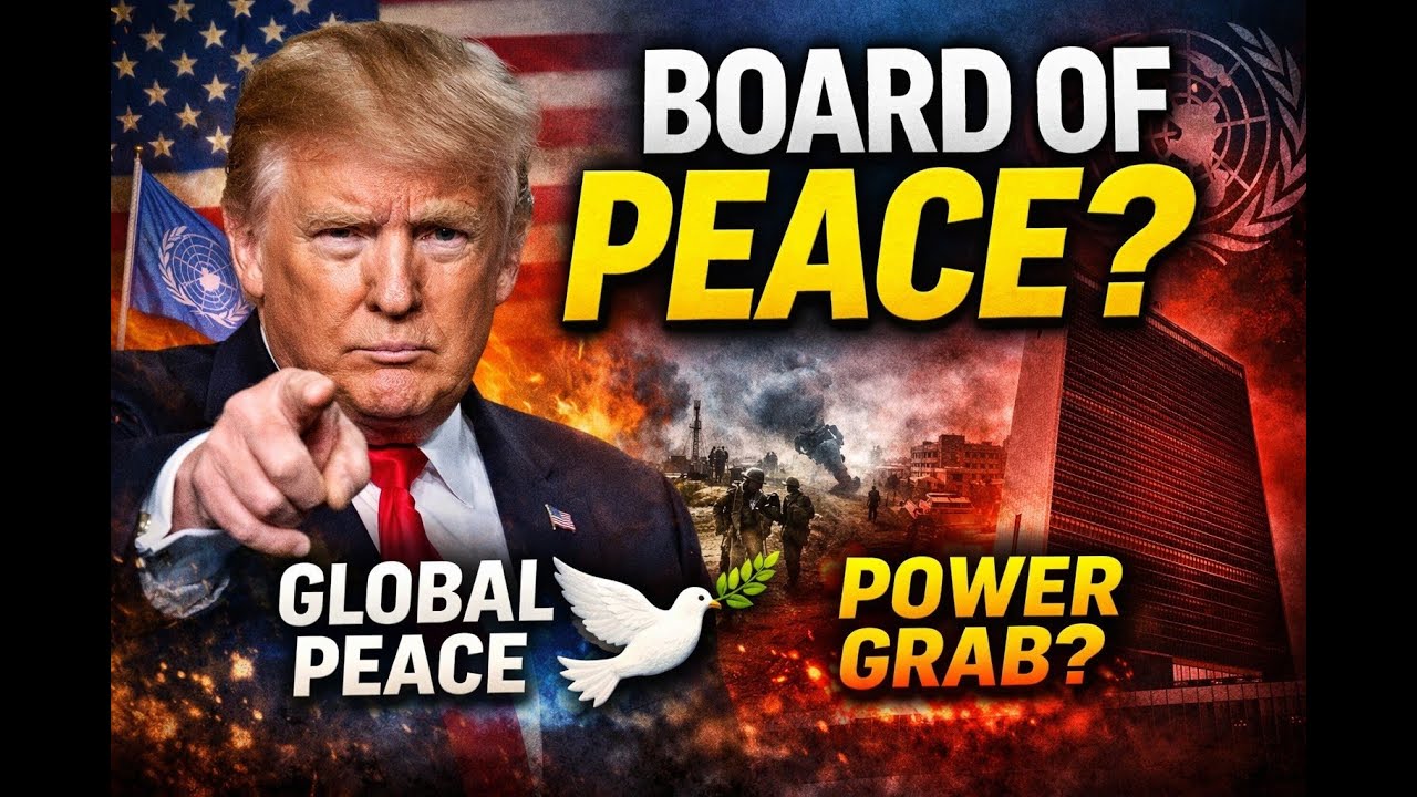 Trump Launches “Board of Peace” — Global Peace Plan or Power Move? | Trump Global Peace Plan 