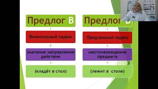 "Онлайн-лекции"  Овладение предложно-падежными формами имен существительных у детей с сенсорными нар