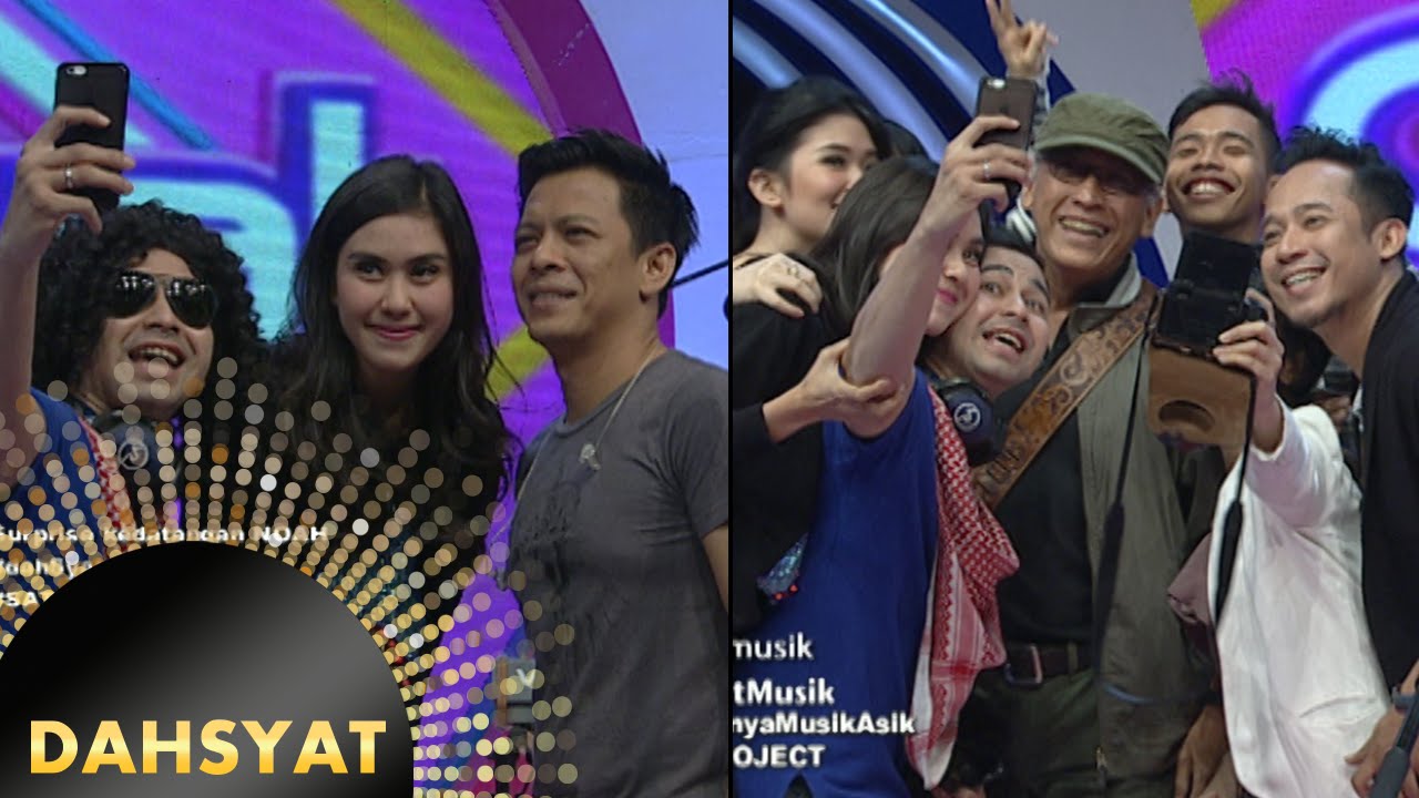 Syahnaz foto sama idolanya Ariel 'Noah', Iwan Fals foto sama semuanya [Dahsyat] [17 Nov 2015]
