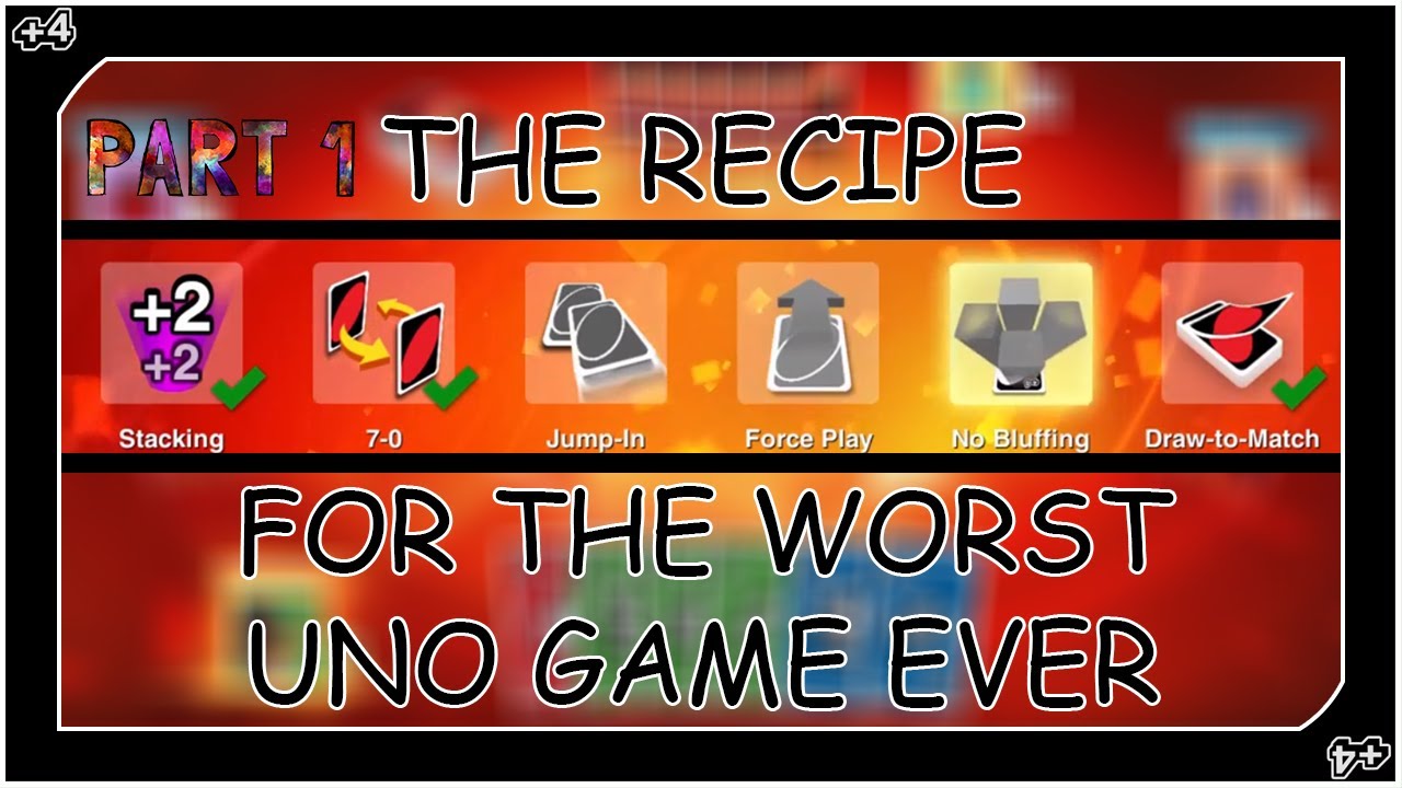 THE WORST GAME OF UNO EVER!!