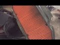 Air Cleaner Removal Honda NC750X 2016