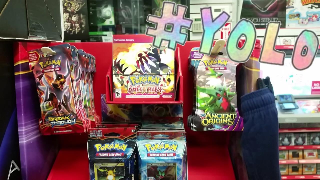 Pokemon YOLO Packs BREAKthrough GameStop Episode! YouTube