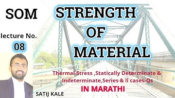 AMVI RTO MAINS 2020-SOM 08/Thermal Stress,Statically Determinate & Indeterminate,Series &ll cases-Qs