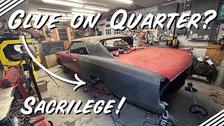 1967 Chevelle SS 396 Welding on the Drivers Side Quarter Panel