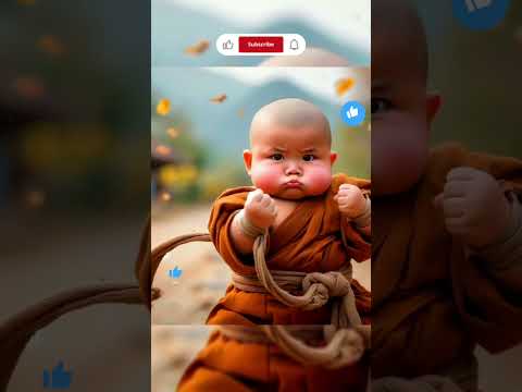 little monk so cute baby | choti jehi Zindagi | so cute little monk #monk #trending #littlemonk