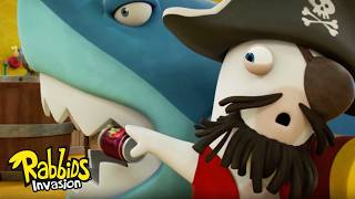 Rabbid Sharks Attack!🦈  RABBIDS INVASION 🐰