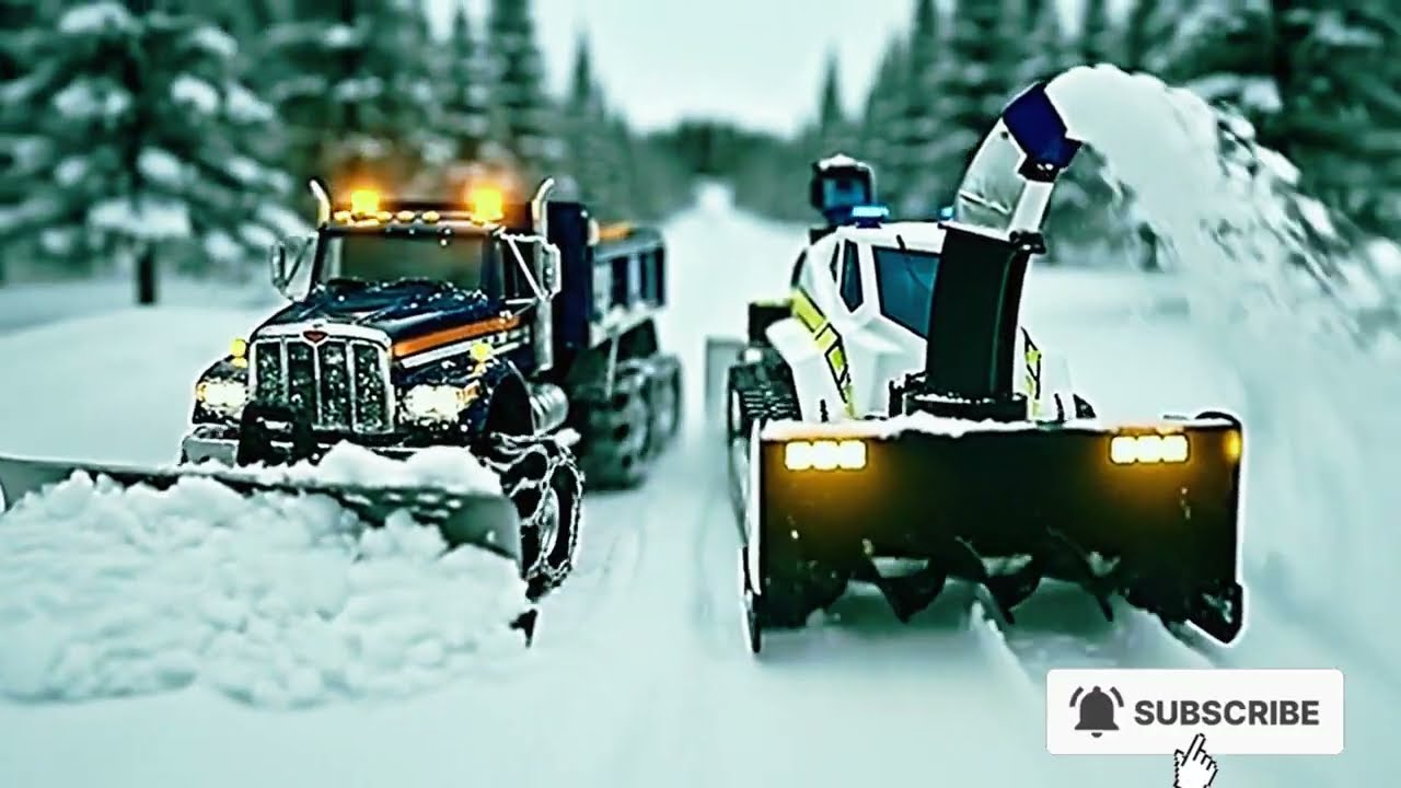 Epic RC Snow Plow Rescue 🚜❄️ Clearing the Toy Village After a Blizzard