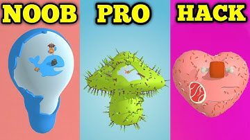 NOOB VS PRO VS HACK Paper.io 3d New map 100 percent complete gameplay