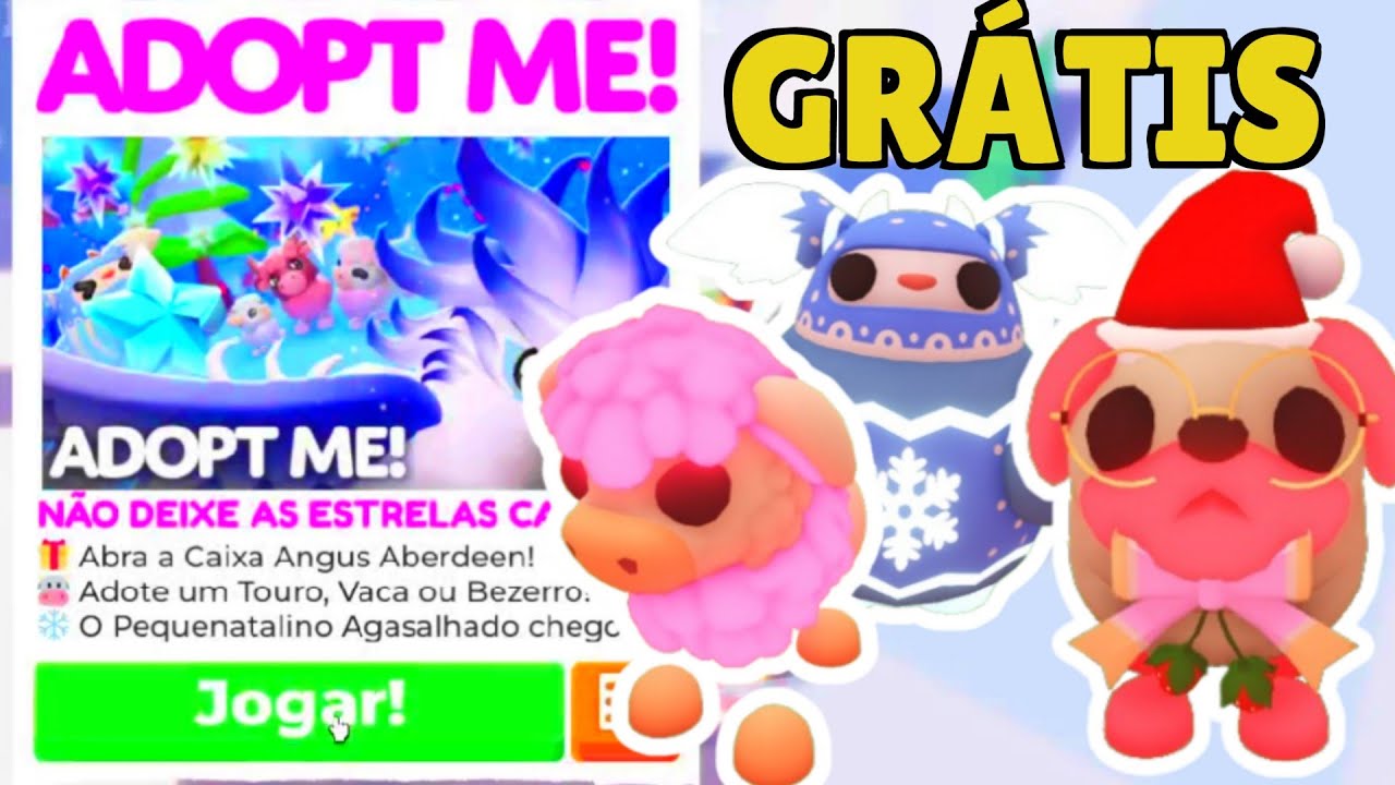 ATUALIZOU GRÁTIS NOVOS PETS ANGUS CAIXA ANGUS ADOTE TODOS OS PETS adopt me roblox natal