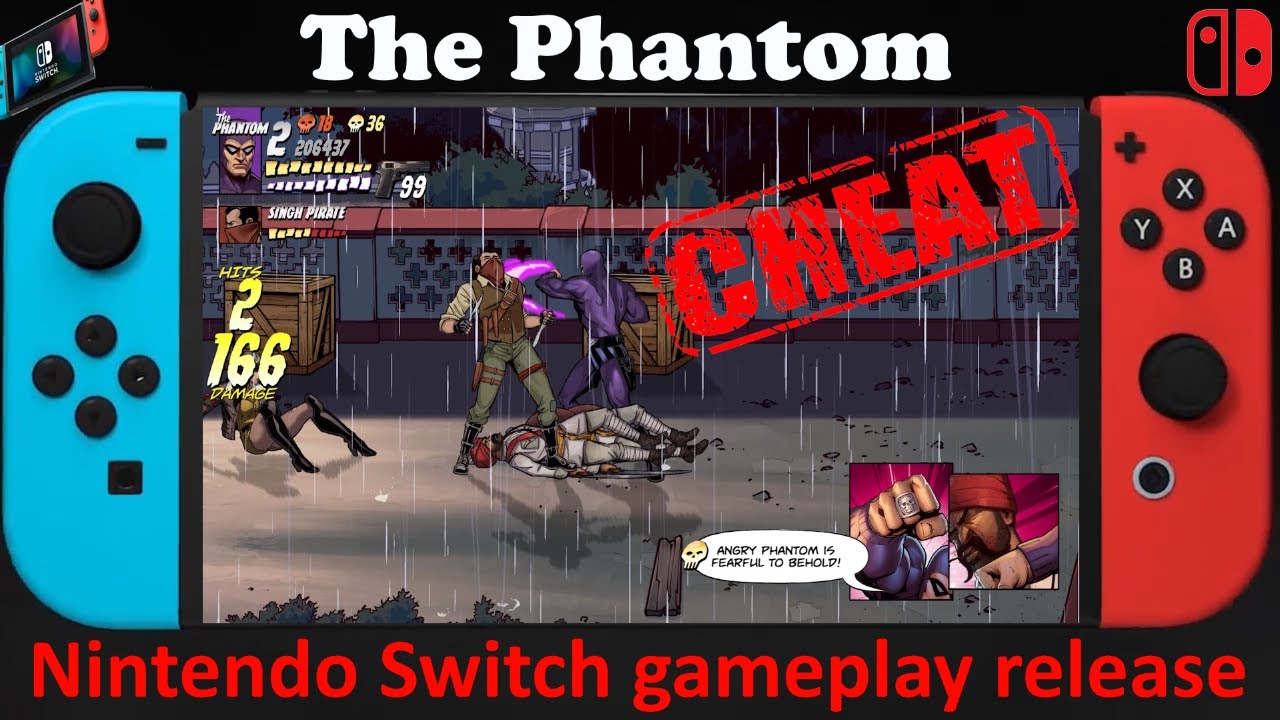 The Phantom - Nintendo Switch gameplay and CHEATS release