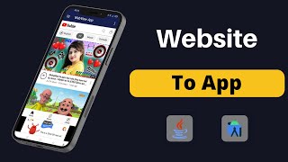 How to Convert Website to Android App in Android Studio |How To Convert Any Website Into an App|2023