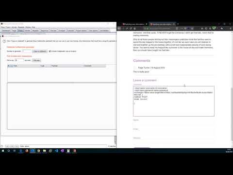 Exploiting cross site scripting to capture passwords (Video solution)