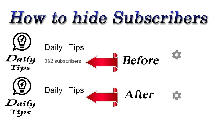 how to hide subscribes on youtube android | hide subscribers on youtube 2024