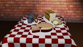 3D Animation Test Hippo Sandwich screenshot 5