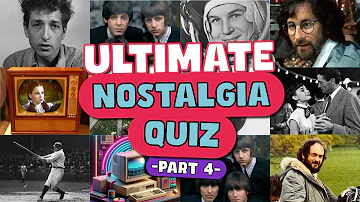 VINTAGE QUIZ: 50s, 60s, 70s & 80s Nostalgia quiz! PART 4 💡 Test Your Memory! 🧠