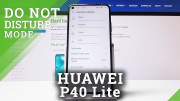 How to Turn On Silent Mode in HUAWEI P40 Lite – Turn Off Sounds