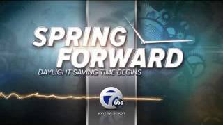 WXYZ Daylight Savings Time Reminder Billboard Promo 3/7/15 News