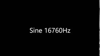 Sine 16760Hz Audio Only
