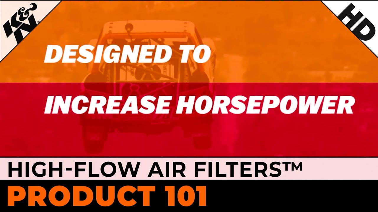 Get Better Performance from a K&N Washable, Reusable Air Filter YouTube