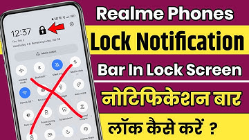 How To Lock Notification Bar in Lock Screen Realme, Disable Notification Bar in Lock Screen Realme
