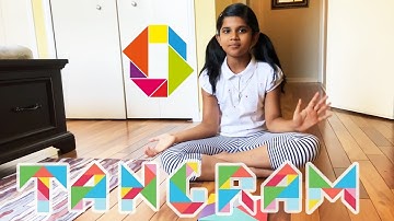 Easy Tangram Number Zero | Easy Tangram Numbers | How to make Number 0 with Tangram by Saanvi