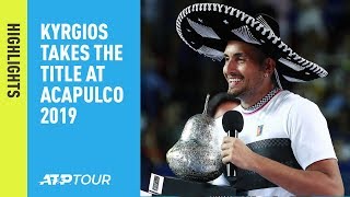 Highlights: Kyrgios Finishes Dream Week With Acapulco 2019 Title(, 2019-03-03T06:58:00.000Z)
