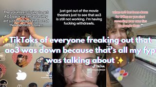 Famous TikToks of everyone freaking out that ao3 was down because that's all my fyp was talking about Net Worth