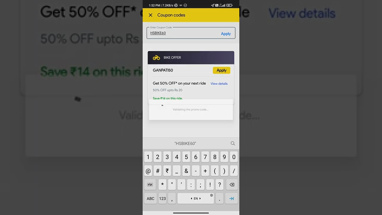 RAPIDO Bike Taxi | Promo Code!!!!!!