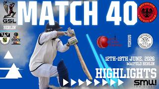 🔥 Berlin Cricket Academy vs Berliner Sportverein | Highlights | Match 40 | DCB-GSL T10 Berlin 2026