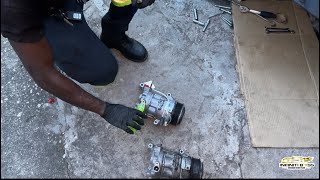 2018-2020 honda accord ac compressor replacement/ full detail video