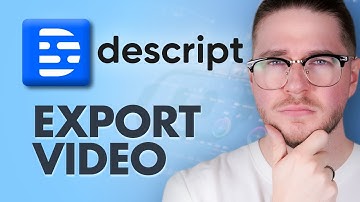 How to Export Videos in Descript