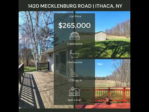 1420 Mecklenburg Road, Ithaca, NY home video tour
