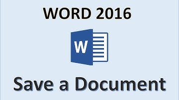 Word 2016 - How To Save a Word Document in Microsoft Office - Saving File on Hard Drive or USB Flash