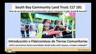Introduction to Community Land Trusts (CLT 101)